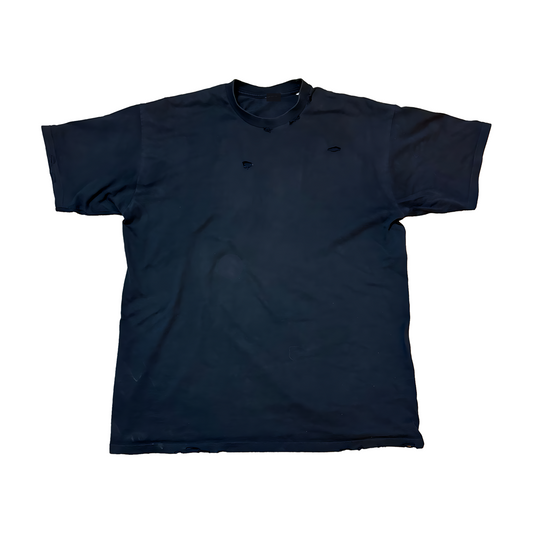 WARPATH Signature Distressed Tee - Black